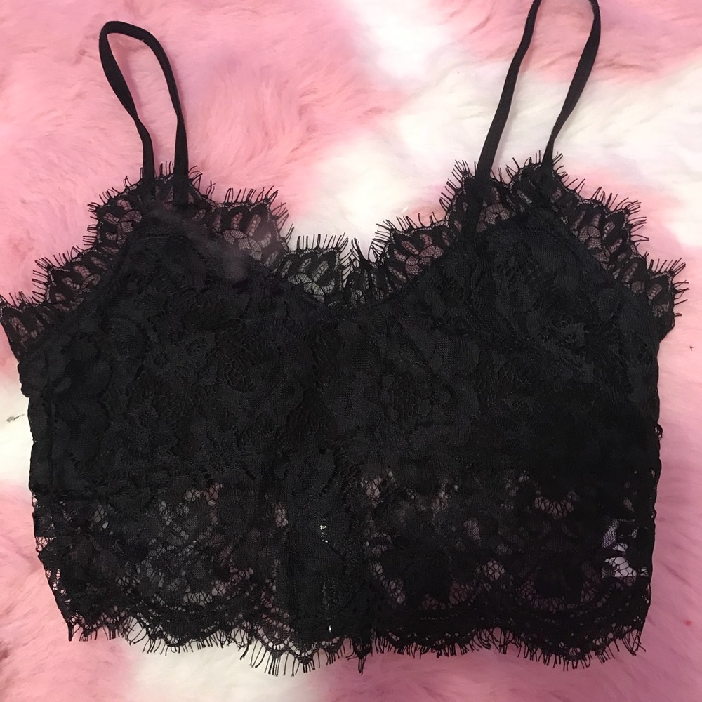 Lace crop top